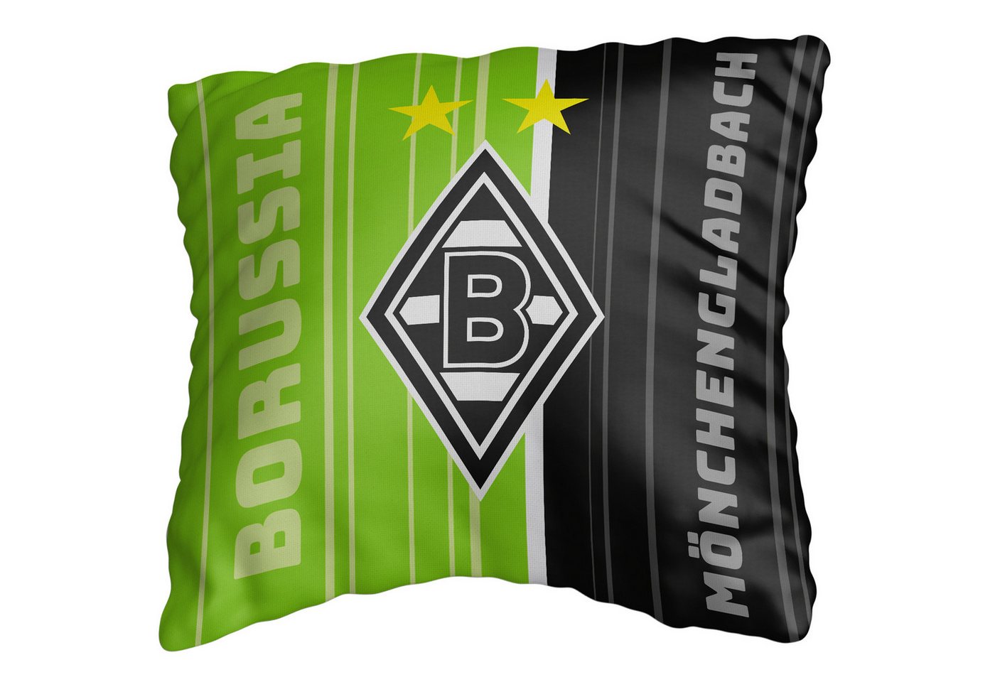 BERONAGE Dekokissen Borussia Mönchengladbach Die Fohlen Elf 40 x 40 Fußballkissen von BERONAGE