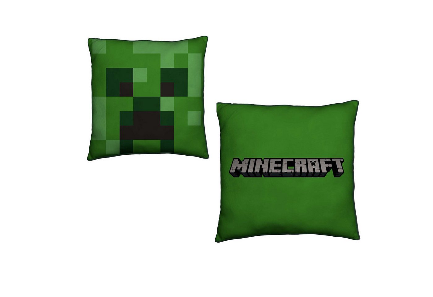 BERONAGE Dekokissen Minecraft Creeper Kissen 40x40 cm Gaming Kuschelkissen, passend zur Bettwäsche, ideal für Sofa, Couch, Kinder-Bett, Auto BERONAGE Dekokissen Minecraft Creeper Kissen 40x40 cm Gaming Kuschelkissen, passend zur Bettwäsche, ideal für Sofa, Couch, Kinder-Bett, Auto von BERONAGE