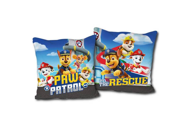 BERONAGE Dekokissen Paw Patrol Rescue 40 x 40 Kuschelkissen passend zur Bettwäsche von BERONAGE