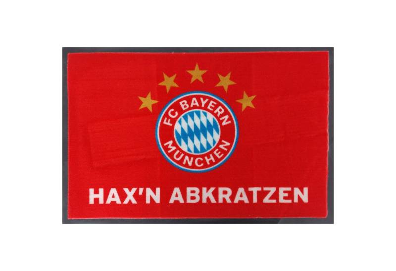 BERONAGE Fußmatte FC Bayern München Fußmatte Hax'n abkratz'n! 60x40 cm Schmutzfangmatte von BERONAGE