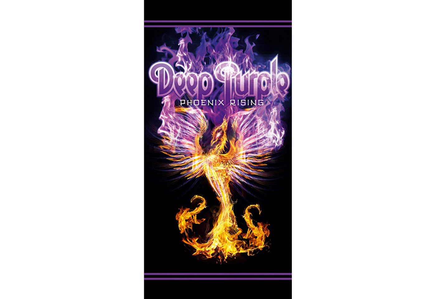 BERONAGE Strandtücher Deep Purple Hard-Rock Badetuch Phoenix Rising 70x140, 100% Baumwolle (1-St), Frottee in Velours-Qualität von BERONAGE