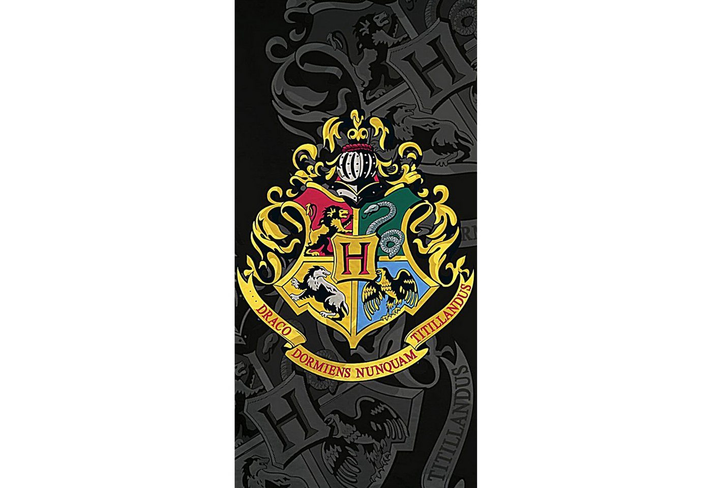 BERONAGE Strandtücher Harry Potter Badetuch Black Mirror 70x140, 100% Baumwolle (1-St), Frottee in Velours-Qualität von BERONAGE