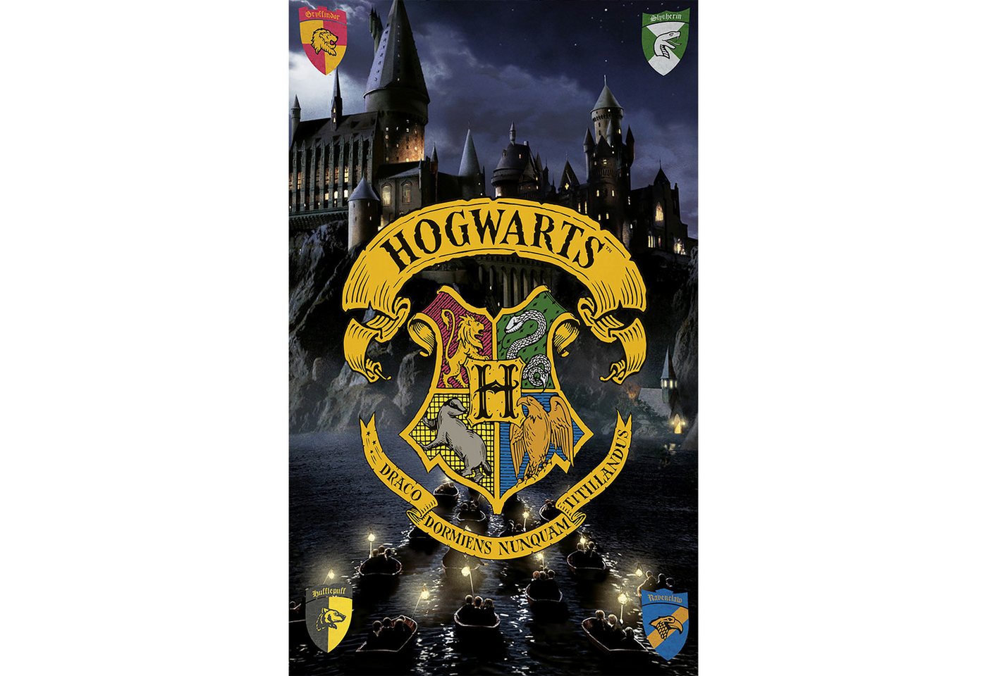 BERONAGE Strandtücher Harry Potter Badetuch Night 70x140, 100% Baumwolle (1-St), Frottee in Velours-Qualität von BERONAGE