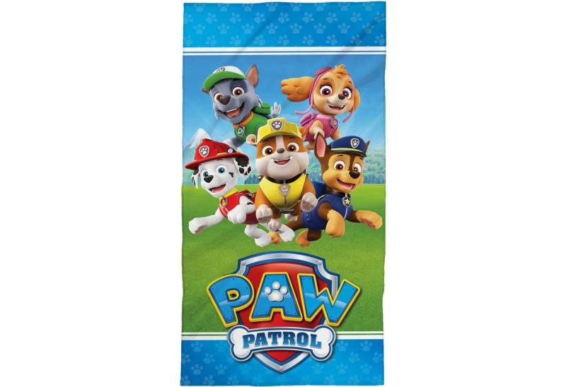 BERONAGE Strandtücher Paw Patrol Badetuch Crew  60x120 cm, 100% Baumwolle (1-St), Frottee in Velours-Qualität von BERONAGE