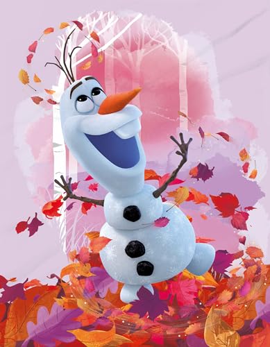 BERONAGE Große Frozen Die Eiskönigin Olaf Summer Decke 130 x 170 cm super weiche Kuscheldecke Wohndecke Sofadecke Fleecedecke Disney Anna ELSA Kristoff Sven Snowman Schneemann Pass. zur Bettwäsche von BERONAGE