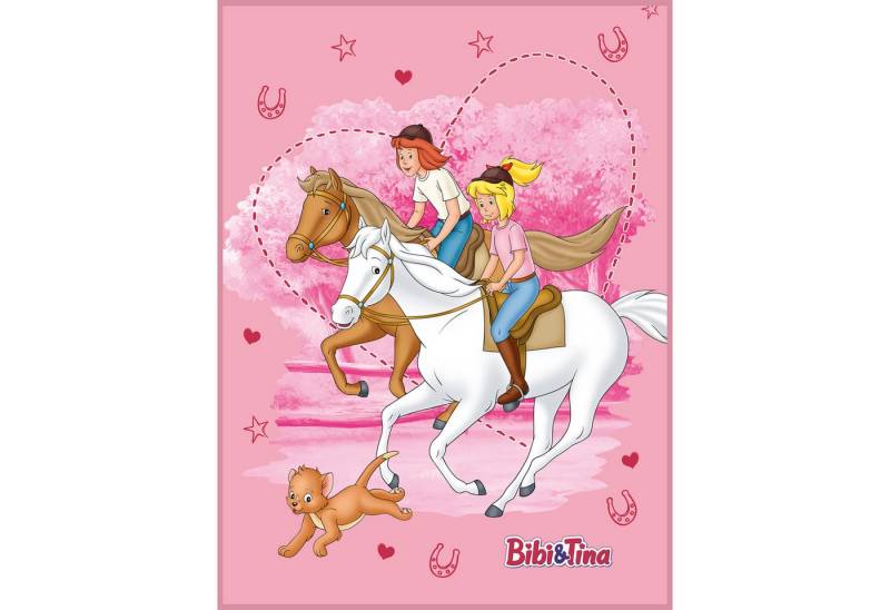 BERONAGE Kinderteppich Bibi und Tina Freunde Spiel-Teppich 100x130 cm, rechteckig, Höhe: 10 mm, rutschfest BERONAGE Kinderteppich Bibi und Tina Freunde Spiel-Teppich 100x130 cm, rechteckig, Höhe: 10 mm, rutschfest von BERONAGE