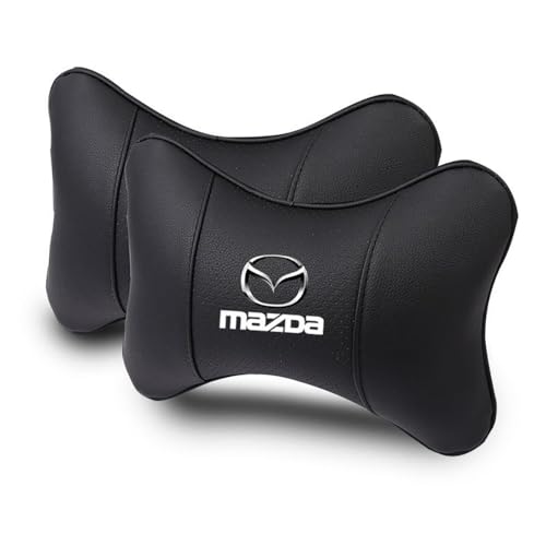 BEROZA 2 Auto Kopfstuetze, für Mazda 3 6 CX-5 CX-7 CX-8 M6 MX5 RX7 RX8 Autositz Nackenkissen zum Komfortabel Atmungsaktiv Nackenschmerzen zur Unterstützung der Halswirbelsäule,A von BEROZA