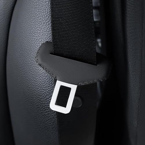 BEROZA 2 Stück Auto Sicherheitsgurt Schnallen Clip Schutz, für Audi Q2 Q3 Q5 Q7 Q8 S1 S3 S4 S5 S6 SQ5 TT Kratzfest Sicherheit Und Komfort stilvolles Innenzubehör,C von BEROZA