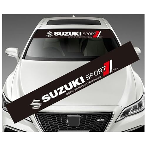 BEROZA Windschutzscheiben Aufkleber, für Suzuki Swift Grand Vitara Auto vorne Heckscheibe Windschutzscheibe Aufkleber Fenster Aufkleber Frontscheiben von BEROZA