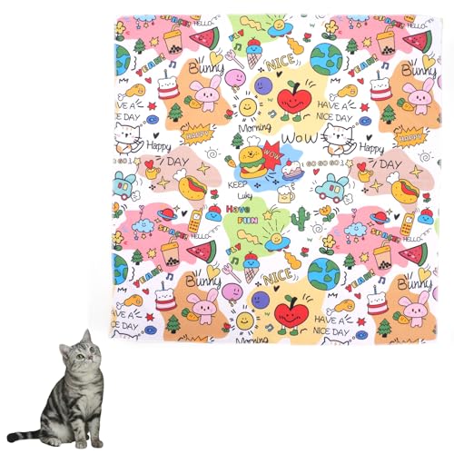 BERRYLION Katzenpflege-Wickeltuch zum Nagelknipsen, 70 x 70 cm, Katzen-Wickeltuch zum Schneiden von Nägeln, Anti-Fluchttuch für Haustierreinigung, multifunktionales Haustierwerkzeug, praktische BERRYLION Katzenpflege-Wickeltuch zum Nagelknipsen, 70 x 70 cm, Katzen-Wickeltuch zum Schneiden von Nägeln, Anti-Fluchttuch für Haustierreinigung, multifunktionales Haustierwerkzeug, praktische von BERRYLION