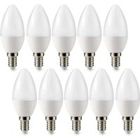 Bertels - 10 Stück E14 led Kerze Leuchtmittel Glühbirne 3 Watt 240 Lumen warmweiß von BERTELS