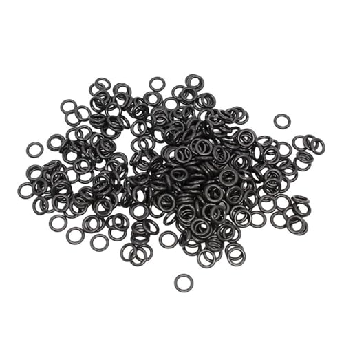 BERWENNY 100PCS Fluorine Rubber O-ring Seal OD13/14/15/16/17/18/19/20 * 1.5mm Wire Diameter FKM O Ring Gaskets (Farbe : Schwarz, Größe : OD16x1.5mm) von BERWENNY