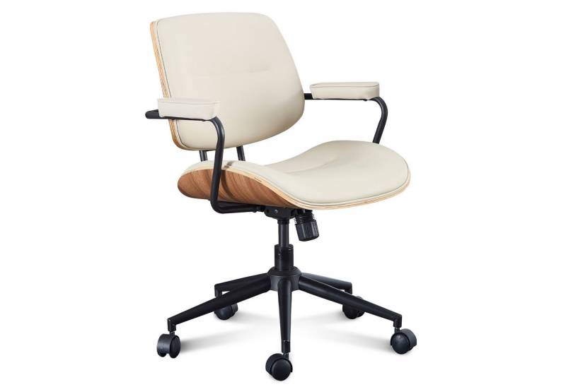 BERYTH Bürostuhl Ergonomischer Drehstuhl für Homeoffice, mit Armlehne (1 St), höhenverstellbar, bis 136 kg von BERYTH