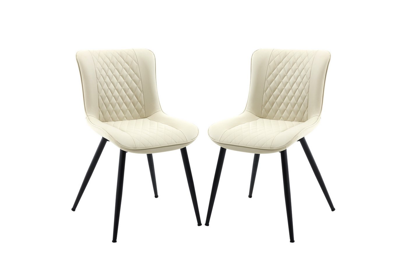 BERYTH Esszimmerstuhl 2er Set Küchenstuhl Hoher Rückenlehne Polsterstühle (2 St) von BERYTH