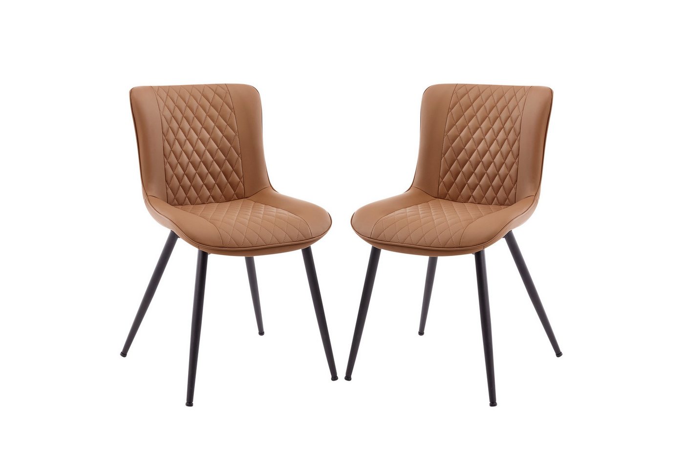 BERYTH Esszimmerstuhl 2er Set Küchenstuhl Hoher Rückenlehne Polsterstühle (2 St) von BERYTH