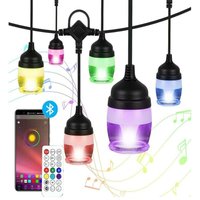 Smart Rgb Led Lichterkette Mehrfarbig Dekorative Outdoor-Lampen Ip65 F11c von BES