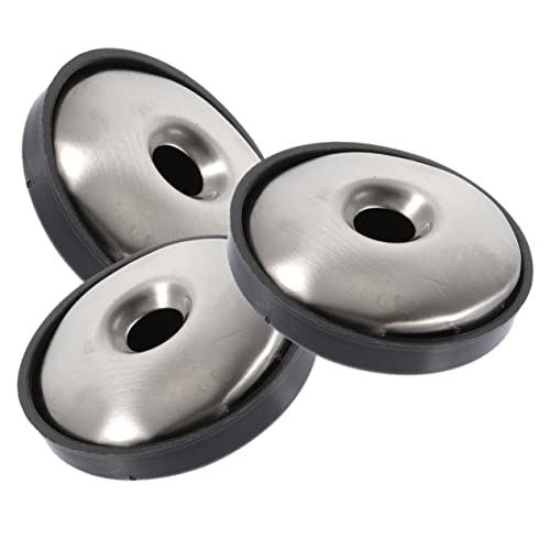 BESPORTBLE 1 Satz Angelstuhlfüße Fußhocker Sessel Kissen Housse Pour Chaise Stuhlbein-bodenschoner Liege Beschützer Möbelgleiter Fußstütze Fußpolster Schutz Sitz Pads Abdeckung Silver Plastik von BESPORTBLE