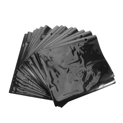 BESPORTBLE 1 Satz Teiliges Wasserdichtes Musik Flip Ordner Mit Löchern Doppelseitige Pvc Für Flöten Und Marschband Zum Organisieren Und Schutz Von Notenblättern 20 Stück von BESPORTBLE