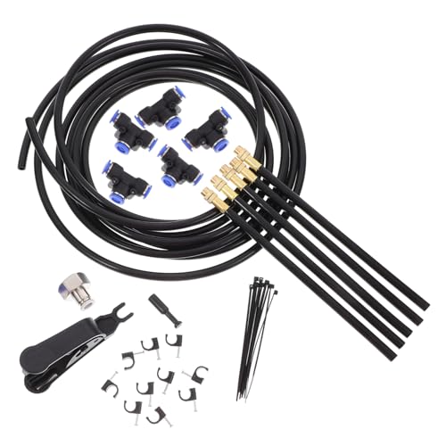 BESPORTBLE 1 Set Bewässerungsgerät Gewächshaus Bewässerungssystem Tropfbewässerungssystem Kit Grasbewässerungssystem Nebelsysteme Gartennebelsystem Nebeldüsen Luftarmaturen Schwarzes Kupfer von BESPORTBLE