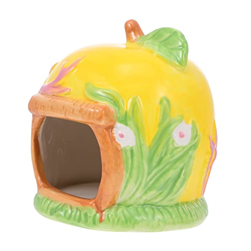 BESPORTBLE 1pc Keramik Hamster Bettwäsche Form Nest Kühlen Haustier Schlaf Nest Für Hamster von BESPORTBLE