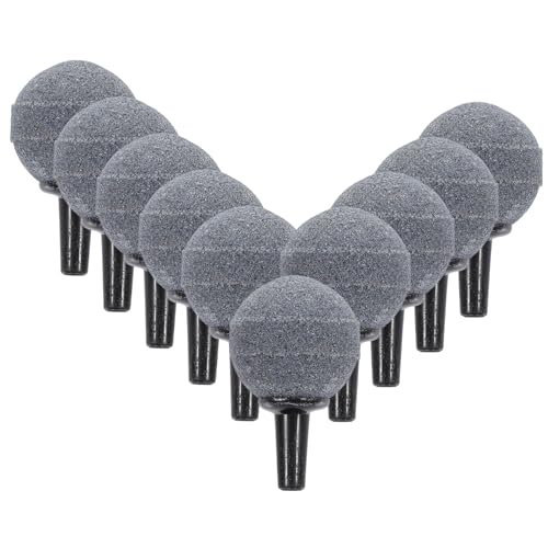 BESPORTBLE 10Packungen Pack Kugel Luftstein Blasendiffusor für Aquarium und Hydroponik Mineralien Sauerstoffdiffusor für Teiche und Aquarien mit Luftpumpe von BESPORTBLE
