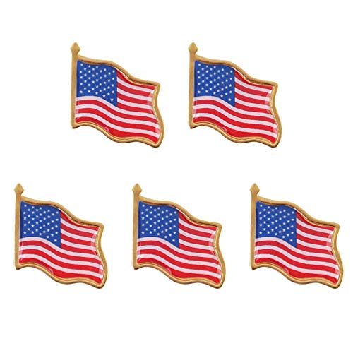 BESPORTBLE 10 Stück Amerikanische Anstecknadel USA Hut Abzeichen Pin Emaille Brosche Pin von BESPORTBLE