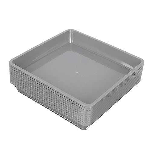 BESPORTBLE 10 Stück Blumentopf Tabletts Für Den Innenbereich Transparente Pflanzenuntersetzer Topftabletts Drainage Garten Topftabletts Für Den Außenbereich Blumentopf Matten von BESPORTBLE