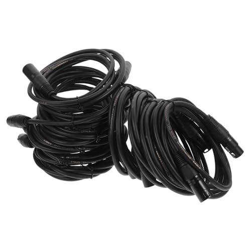 BESPORTBLE 10 Stück DMX Kabel 3- Für Bühnenbeleuchtung – Hochwertige Signalkabel Für DJ-Ausrüstung LED PAR Licht Und Moving Head Licht – Robuste Verbindung Für Professionelle Lichtshows von BESPORTBLE