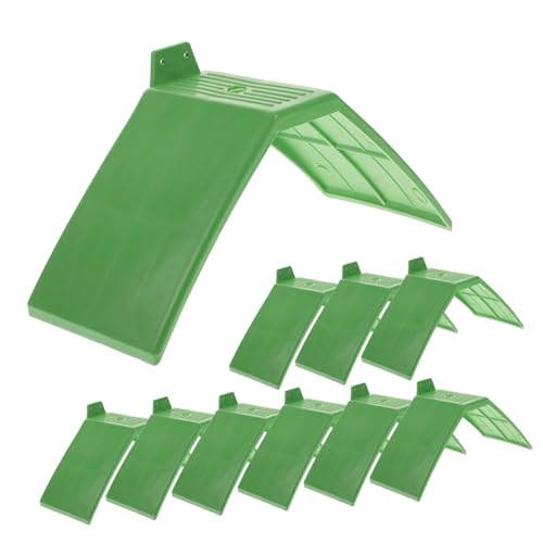 BESPORTBLE 10 Stück Leichte Kunststoff Tauben Sitzstangen Stabile Tauben Ruheplätze Praktisches Vogelkäfig Zubehör für Sichere und Komfortable Taubenrast für Taubenzüchter und Vogelhalter von BESPORTBLE