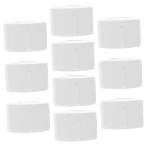 BESPORTBLE 10 Stück PVC-rohrkappe Schlauch PVC-gewindekappe PVC-Kappe Wasserleitungskappe Für Poolpumpe PVC-Kappen Pool-PVC-Fitting Endkappenstopfen Aus PVC-Rohr PVC Weiß von BESPORTBLE