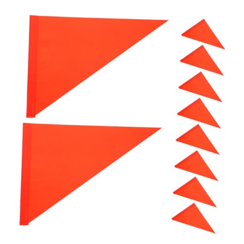 BESPORTBLE 10 Stück Teiliges Fahrrad Sicherheitsflaggen Leuchtend Orange Warnwimpel Wetterfest Einfache Austauschbar für Fahrrad Roller und Outdoor BESPORTBLE 10 Stück Teiliges Fahrrad Sicherheitsflaggen Leuchtend Orange Warnwimpel Wetterfest Einfache Austauschbar für Fahrrad Roller und Outdoor von BESPORTBLE