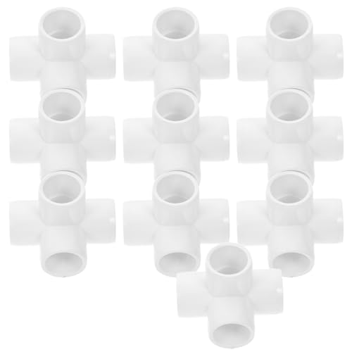 BESPORTBLE 10 Stück Teiliges PVC Fittings Winkelrohrverbinder für DIY Regal und Gartenstützstrukturen Einfache Installation Lecksichere Verbindung Vielseitig Einsetzbar Design BESPORTBLE 10 Stück Teiliges PVC Fittings Winkelrohrverbinder für DIY Regal und Gartenstützstrukturen Einfache Installation Lecksichere Verbindung Vielseitig Einsetzbar Design von BESPORTBLE
