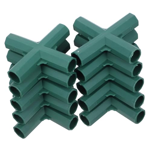 BESPORTBLE 10 Stück Vier-Wege-Gelenk Stangengelenk 16 mm Verbindungsstück für Gartenpfähle Verbindungselemente für Baldachinrahmen Rahmenanschluss wachsen Gewächshausbeschläge Grün BESPORTBLE 10 Stück Vier-Wege-Gelenk Stangengelenk 16 mm Verbindungsstück für Gartenpfähle Verbindungselemente für Baldachinrahmen Rahmenanschluss wachsen Gewächshausbeschläge Grün von BESPORTBLE