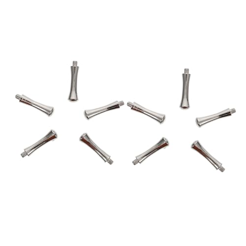 BESPORTBLE 10stücke Edelstahl Fingerauflage Für Scheren Tierhaarschneidemaschinen Schere Fingerrest Schwanznägel von BESPORTBLE