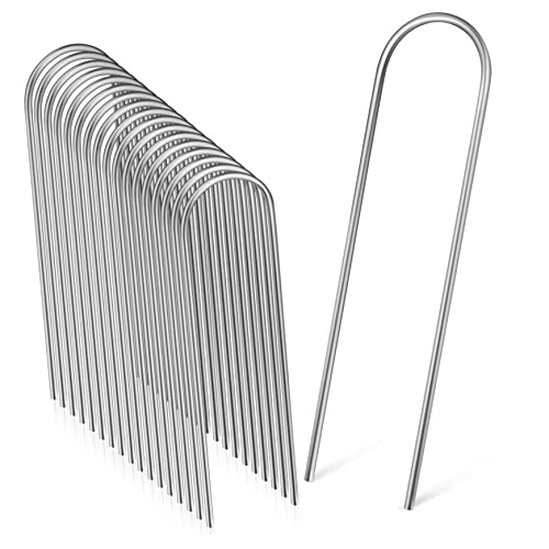 BESPORTBLE 100 Stück U Förmige Erdanker Verzinktem Rostbeständig Stabile Befestigung für Gartenvlies Trampolin Zelt und Kunstrasen zum Fixieren von Pflanzen und Schutznetzen BESPORTBLE 100 Stück U Förmige Erdanker Verzinktem Rostbeständig Stabile Befestigung für Gartenvlies Trampolin Zelt und Kunstrasen zum Fixieren von Pflanzen und Schutznetzen von BESPORTBLE