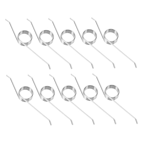 BESPORTBLE 10 Stücke Mülleimer Feder Montage Stahl Torsionsfeder Druckknopffeder Mülleimer Deckel Öffnungsfeder Hardware Kit von BESPORTBLE