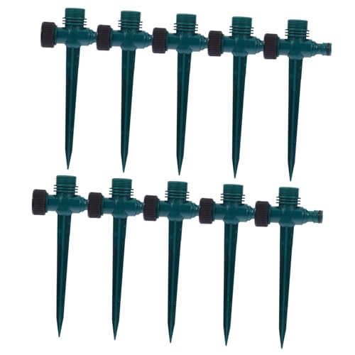 BESPORTBLE 10Stücke Kunststoff Sprinkler Spike mit Stabiler Basis für Einfache Installation Anpassbar für Effiziente Bewässerung im Garten oder von BESPORTBLE