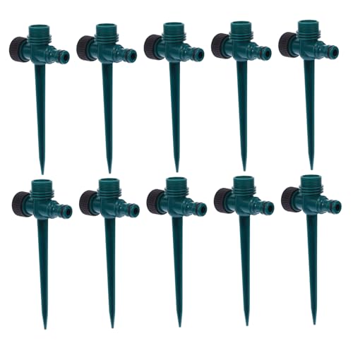 BESPORTBLE 10Stücke Sprinkler Basis für Gartenbewässerung Stabile Sprinkler Spike Halterung Material Installieren für Effiziente Bewässerungssysteme Geeignet von BESPORTBLE