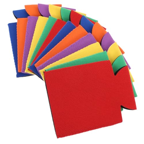 BESPORTBLE 12 Stück Teiliges Isolierte Dosenhüllen aus Wiederverwendbarem Material Temperaturerhaltend und Vielseitig für Bier Soda Weinflaschen Bunte Getränkehüllen für Unterwegs und Partys BESPORTBLE 12 Stück Teiliges Isolierte Dosenhüllen aus Wiederverwendbarem Material Temperaturerhaltend und Vielseitig für Bier Soda Weinflaschen Bunte Getränkehüllen für Unterwegs und Partys von BESPORTBLE