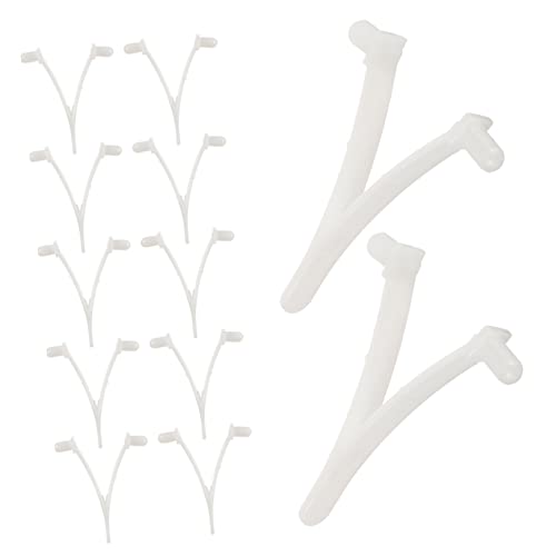BESPORTBLE Adapter Zur Befestigung Von Poolstangen 12er-Pack Ersatz-v-Clips Für Pool-Skimmer Netzbürste Und Laubkescher Tragbar von BESPORTBLE