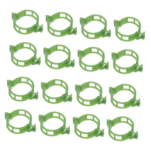 BESPORTBLE 150 Stück Transparente Pflanzenstützklammern aus Kunststoff Verstellbare Tomaten Gurkenclips Schonende Rankhilfe für Kletterpflanzen für Garten und städtisches Gärtnern von BESPORTBLE