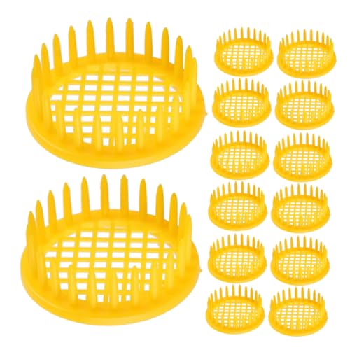 BESPORTBLE 18 Stück Teiliges Kunststoff Bienenköniginnen Zuchtkäfig Leicht Isolierend Vielseitig für Imkereiausrüstung Geeignet für Anfänger und Erfahrene Imker zur Sicheren Handhabung und von BESPORTBLE