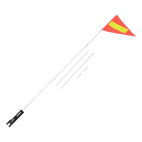 BESPORTBLE 1Satz Sicherheitsflaggen Set für Kinderfahrräder Abnehmbarer Fahnenmast Stabilen Materialien Hohe Sichtbarkeit zu Installieren Stylisches Design für Beim von BESPORTBLE