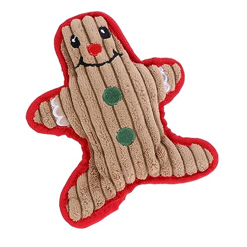 BESPORTBLE 1Stück Plüsch Haustier mit Geräuschfunktion Weihnachtsmotiv Langlebig Kauen für Hunde Interaktives für Kleine und Große von BESPORTBLE