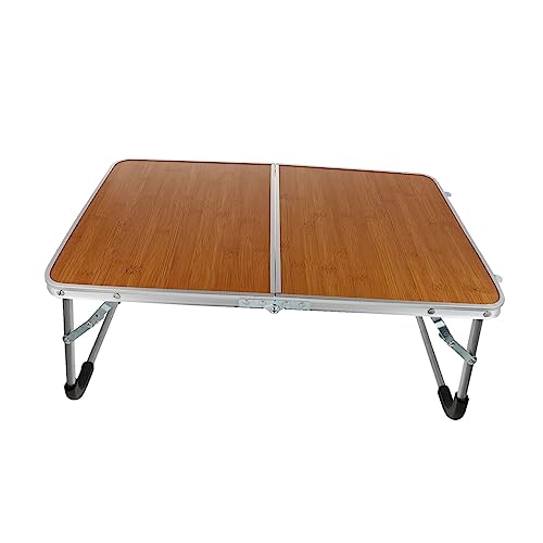 BESPORTBLE Tragbarer Tisch Aus Aluminium Klappbarer Kleiner Schreibtisch Schreibtisch Für Das Bett Zu Hause Für Büro Und Bett von BESPORTBLE