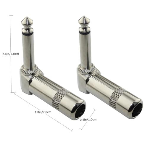 BESPORTBLE 2 STÜCK Mono Metall Stecker Gitarrenkabel Adapter Langlebiger Zinklegierung Praktisch für Audio Geräte Lautsprecher Mikrofon Mixer Einfache Installation Vielseitig Einsetzbar BESPORTBLE 2 STÜCK Mono Metall Stecker Gitarrenkabel Adapter Langlebiger Zinklegierung Praktisch für Audio Geräte Lautsprecher Mikrofon Mixer Einfache Installation Vielseitig Einsetzbar von BESPORTBLE