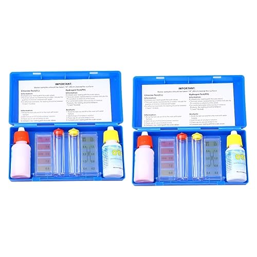 BESPORTBLE 2 Sätze Chemische Testlösung Schwimmbad Reagenz Pool-testreagenz Testlösung Für Spa-wasser Ph Test Flüssigkeit Blue von BESPORTBLE