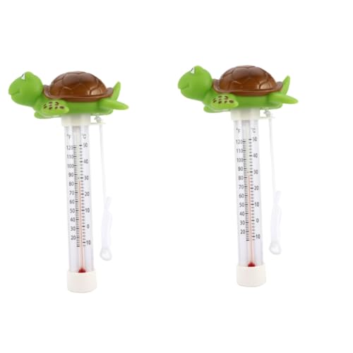 BESPORTBLE 2 Stck. Cartoon Badethermometer für Schwimmbadthermometer Tierform für Babybadewanne und Pool Sicher von BESPORTBLE