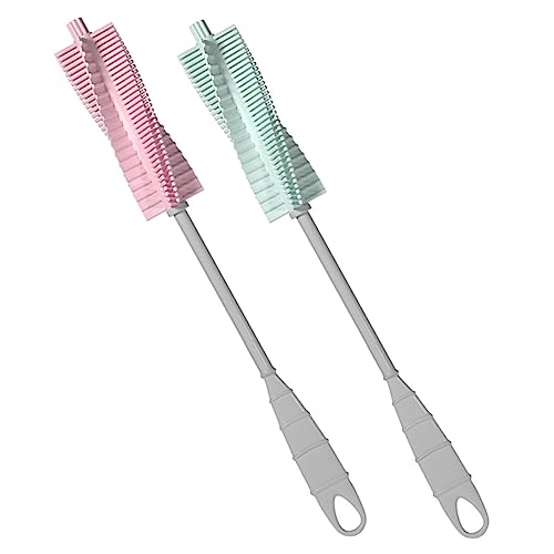 BESPORTBLE 2 Stück Babyflaschenbürste Drehbare Saugerbürste Freiem und Hitzebeständig Schonend für Babyflaschenoberflächen mit Praktischem Aufhängegriff für Hygienische Flaschenreinigung BESPORTBLE 2 Stück Babyflaschenbürste Drehbare Saugerbürste Freiem und Hitzebeständig Schonend für Babyflaschenoberflächen mit Praktischem Aufhängegriff für Hygienische Flaschenreinigung von BESPORTBLE