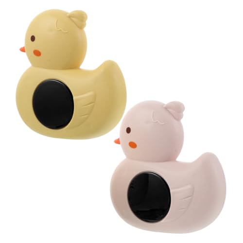BESPORTBLE 2 Stück Badethermometer Wasserthermometer Schwimmend Entenform Cartoon Wasserkontrolle Für Badewanne Pool Sicheres Temperaturmessgerät Für Junge Mädchen Kleinkinder von BESPORTBLE